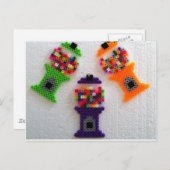 Carte Postale machine à gogo (Devant / Derrière)