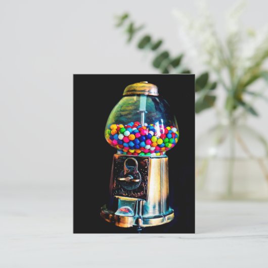 Carte Postale Machine à gumball (Debout devant)