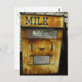 Carte Postale Machine à lait antique (Devant / Derrière)