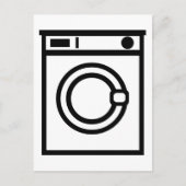 Carte Postale Machine à laver (Devant)