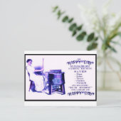 Carte postale Machine à laver vintage (Debout devant)