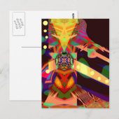 Carte Postale Machine à musique (Devant / Derrière)