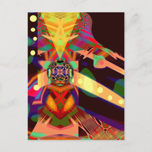 Carte Postale Machine à musique (Devant)