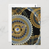 Carte Postale Machine à vapeur (Devant / Derrière)