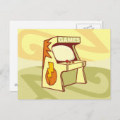 Carte Postale Machine d'arcade (Devant / Derrière)