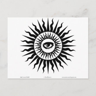 Carte Postale Machine de cuisine : Sunburst : Oeil