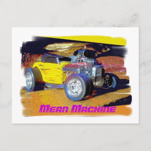Carte Postale Machine Méchante (Devant)