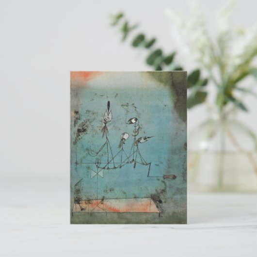 Carte Postale Machine Twitter (Debout devant)