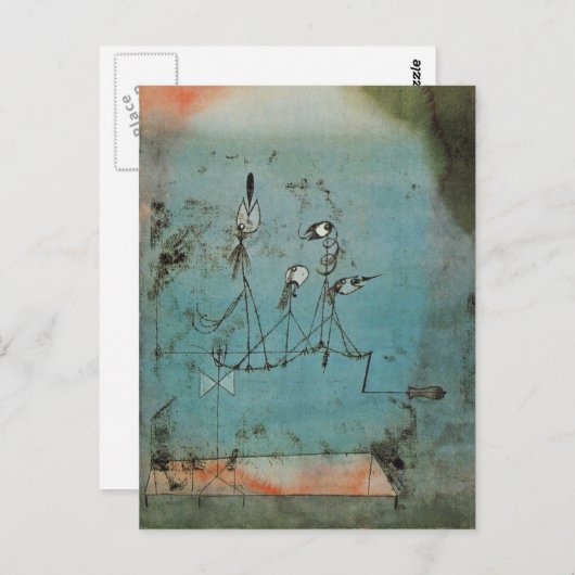 Carte Postale Machine Twitter (Devant / Derrière)