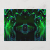 Carte Postale Machine verte (Devant)