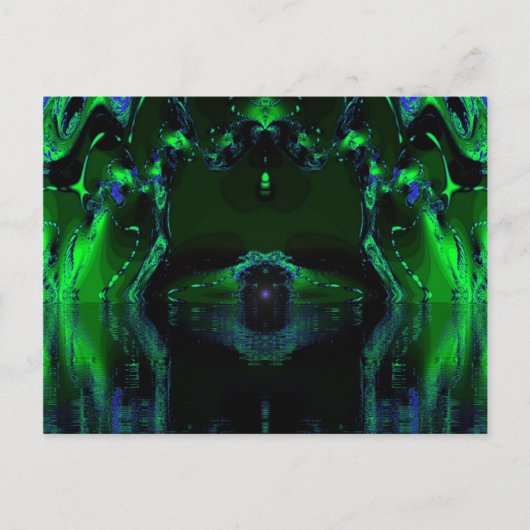 Carte Postale Machine verte (Devant)