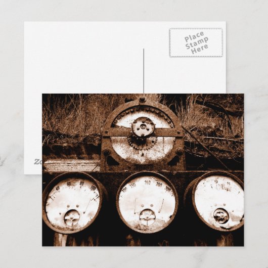 Carte Postale Machines (Devant / Derrière)