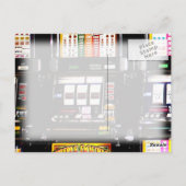 Carte Postale Machines de rêve Las Vegas Slots (Dos)
