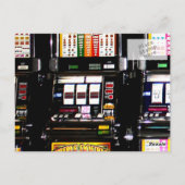 Carte Postale Machines de rêve Las Vegas Slots (Dos)