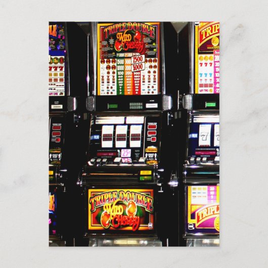 Carte Postale Machines de rêve Las Vegas Slots (Devant)