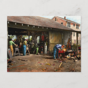 Carte Postale Machiniste - Machinistes de Jardin 1942