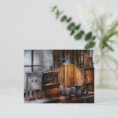 Carte Postale Machiniste - Mon poste de travail (Debout devant)