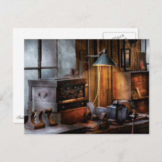 Carte Postale Machiniste - Mon poste de travail (Devant / Derrière)