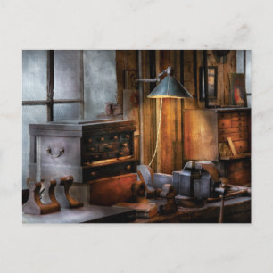 Carte Postale Machiniste - Mon poste de travail