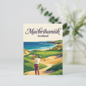 Carte Postale Machrihanish, Écosse (Debout devant)