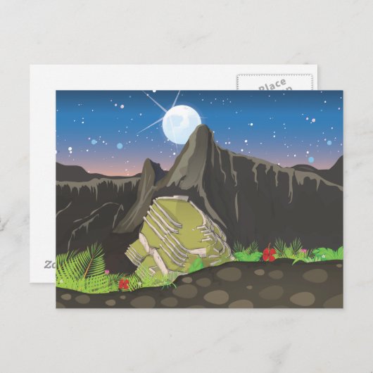 Carte Postale Machu Picchu (Devant / Derrière)