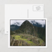 Carte postale Machu Picchu (Devant / Derrière)