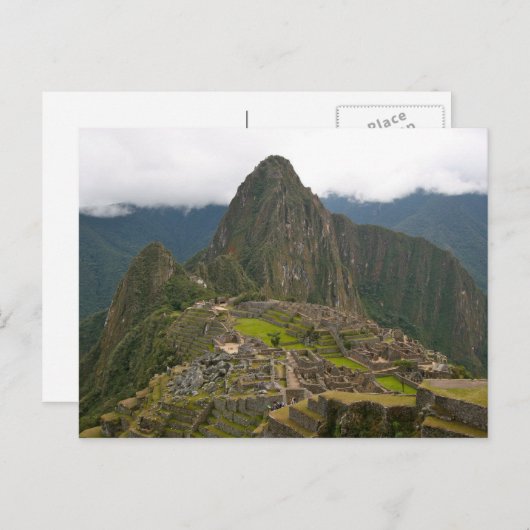 Carte postale Machu Picchu (Devant / Derrière)