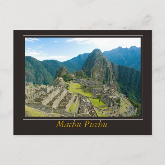Carte Postale Machu Picchu (Devant)