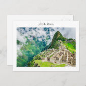 Carte postale Machu Picchu (Devant / Derrière)