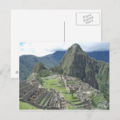Carte Postale Machu Picchu (Devant / Derrière)