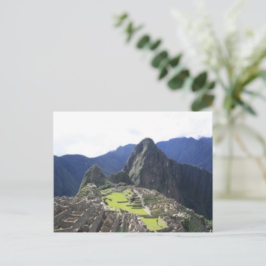 Carte postale Machu Picchu (Debout devant)