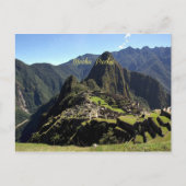 Carte Postale Machu Picchu (Devant)