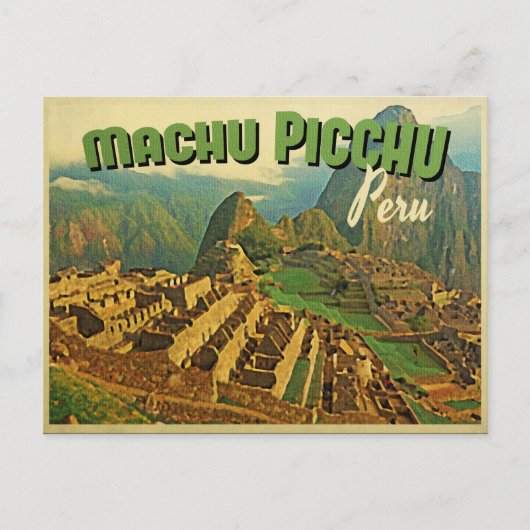 Carte Postale Machu Picchu (Devant)