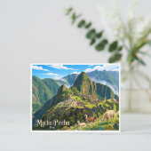 Carte Postale Machu Picchu Cusco Pérou (Debout devant)