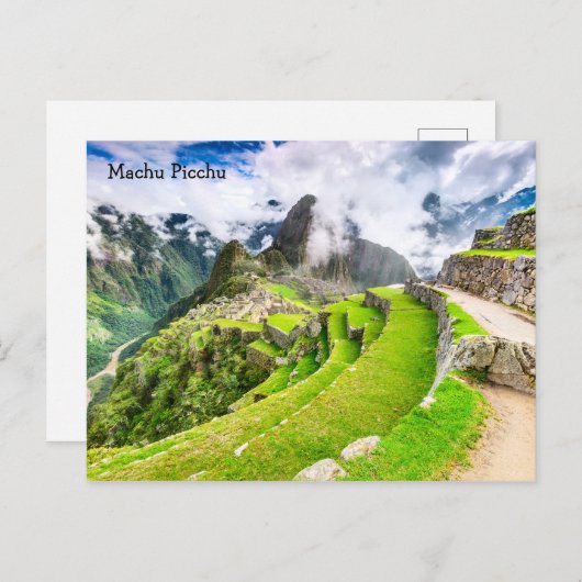 Carte postale Machu Picchu, Cusco - Pérou (Devant / Derrière)