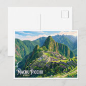 Carte Postale Machu Picchu Cusco Pérou (Devant / Derrière)