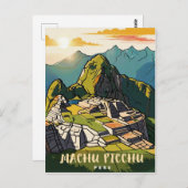 Carte Postale Machu Picchu, Pérou (Devant / Derrière)