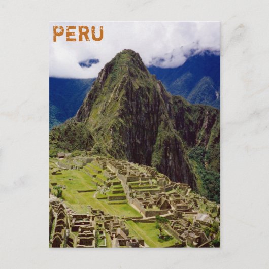 Carte Postale Machu Picchu, Pérou (Devant)
