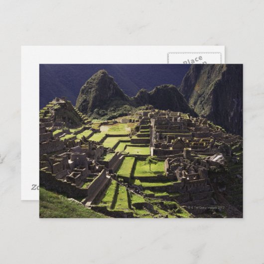 Carte Postale Machu Picchu, Pérou (Devant / Derrière)