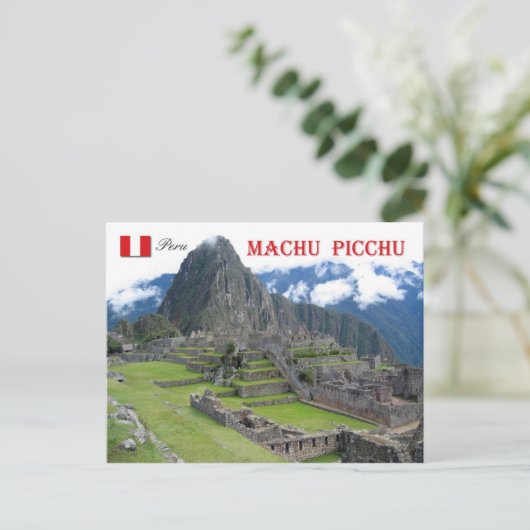 Carte Postale Machu Picchu, Pérou (Debout devant)