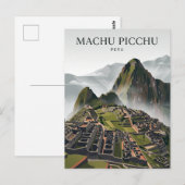 Carte Postale Machu Picchu Pérou (Devant / Derrière)