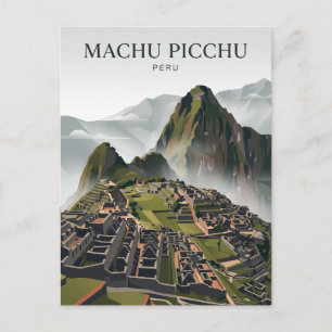 Carte Postale Machu Picchu Pérou