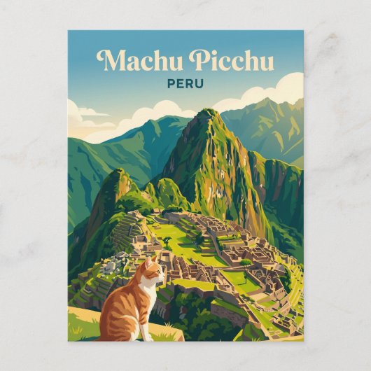 Carte Postale Machu Picchu Pérou (Devant)