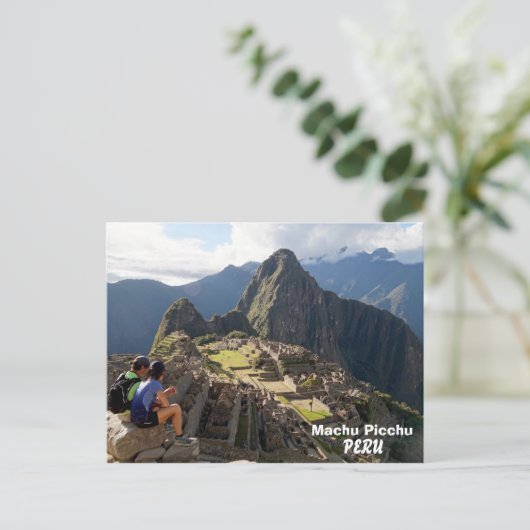 Carte Postale Machu Picchu, Pérou (Debout devant)