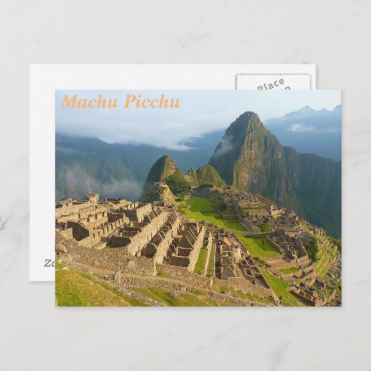 Carte Postale Machu Picchu, Pérou (Devant / Derrière)