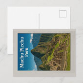Carte Postale Machu Picchu – Pérou (Devant / Derrière)