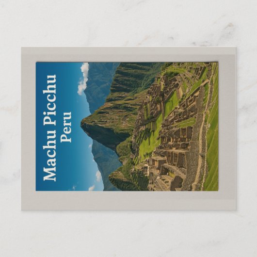 Carte Postale Machu Picchu – Pérou (Devant)