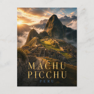 Carte Postale Machu Picchu Pérou Citadelle REALMS