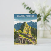 Carte Postale Machu Picchu Pérou Voyage Ruines Incas (Debout devant)