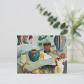 Carte Postale Macke - Le fantôme dans les couloirs de la maison (Debout devant)